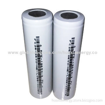 2,600mAh 18650 Lithium-ion Batteries with CE and RoHS Marks